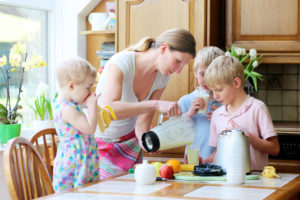 Protein Shake with kids